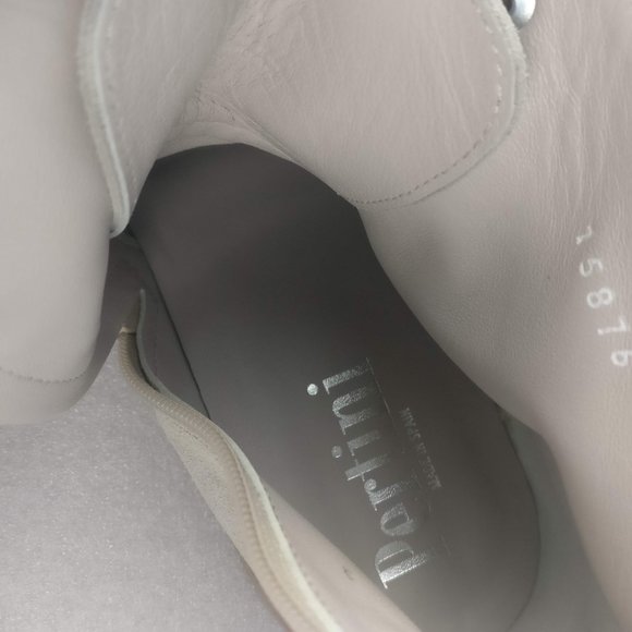 PERTINI Suede Upper, Full Leather Boot in Neutral tone Made in Spain 40/8.5us - Picture 5 of 7